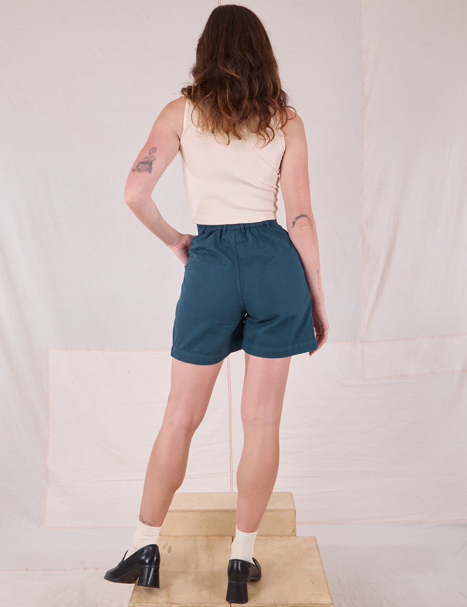 Trouser Shorts - Lagoon