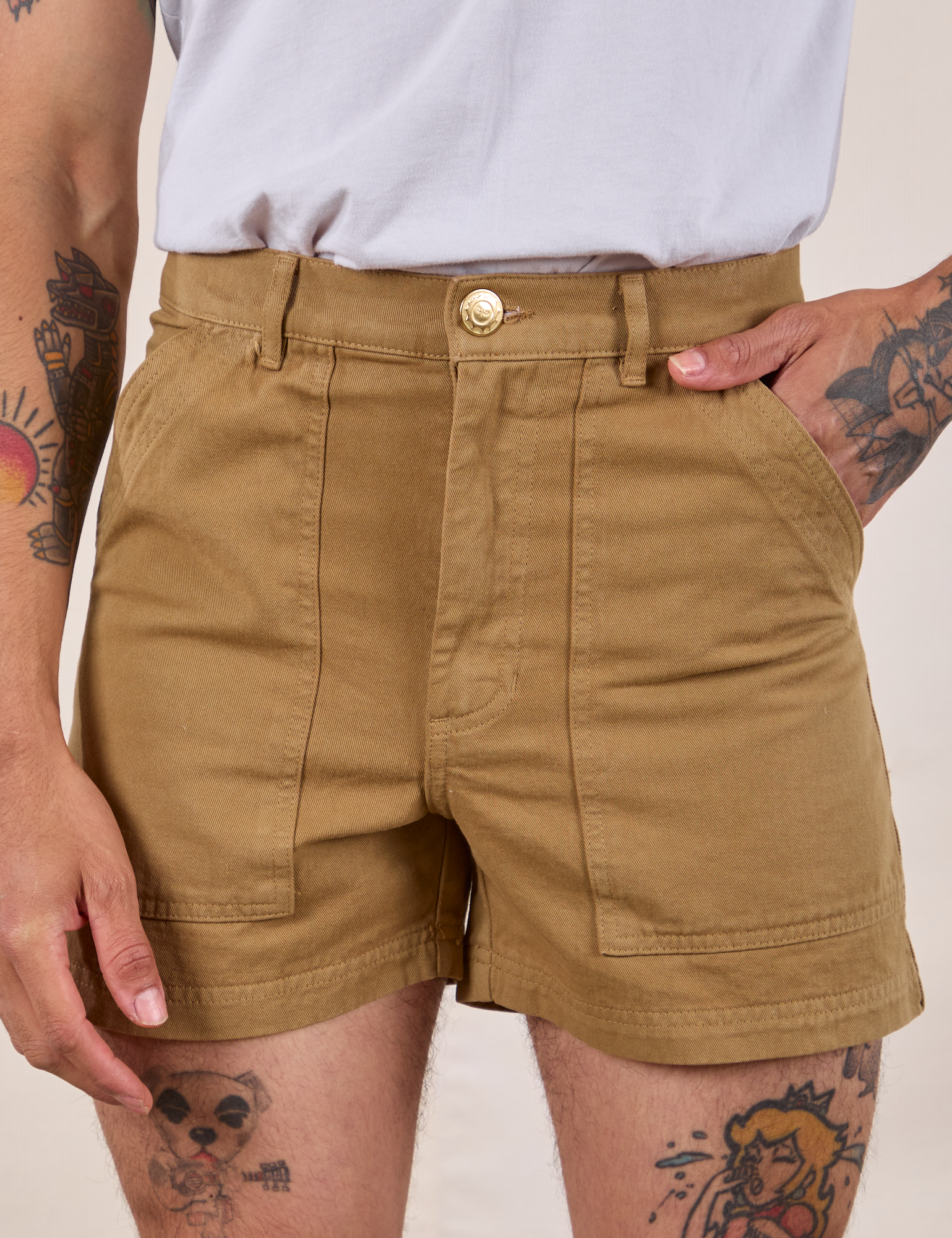 Classic Work Shorts - Desert Brown