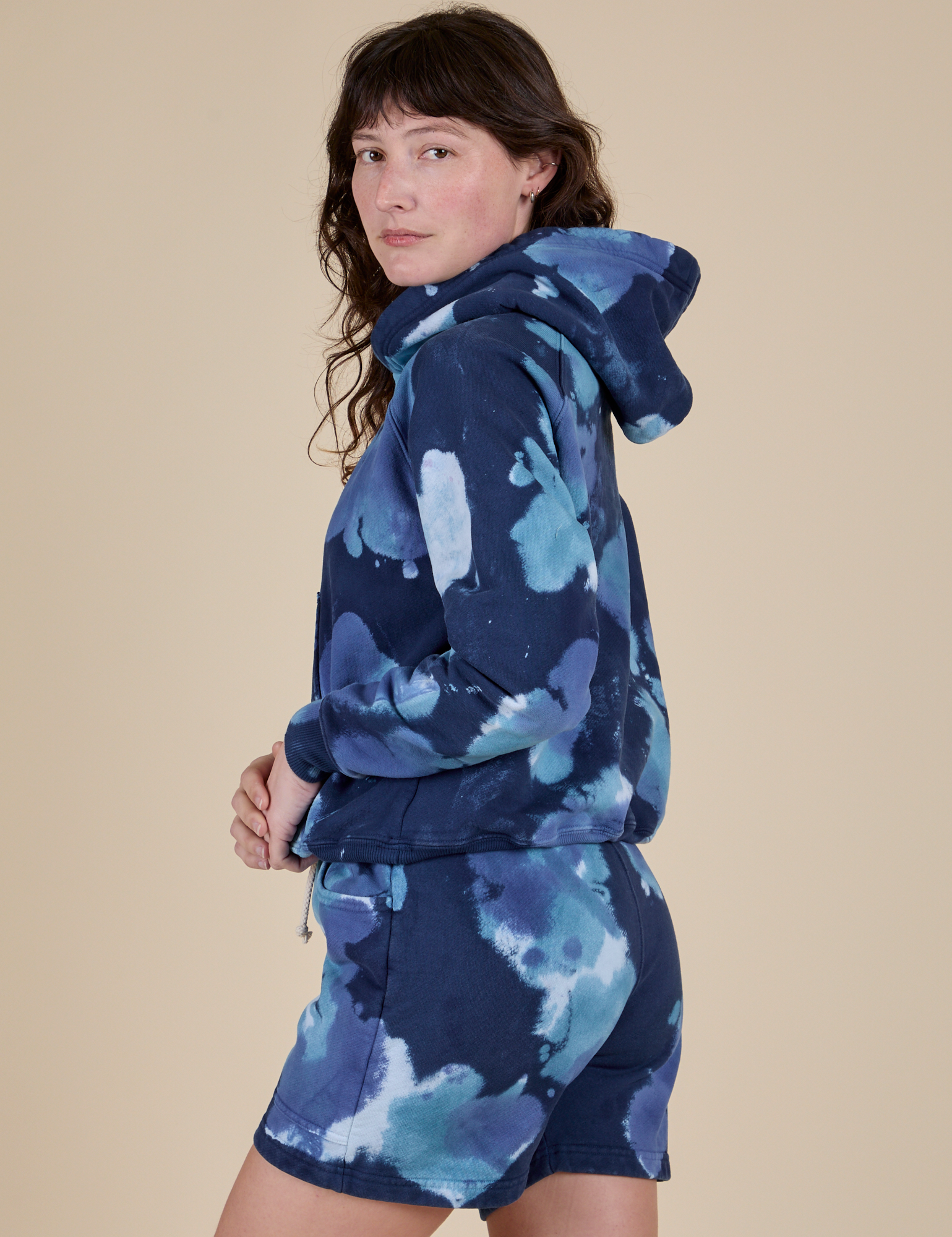 Heavyweight Oversized Hoodie - Blue Magic Waters