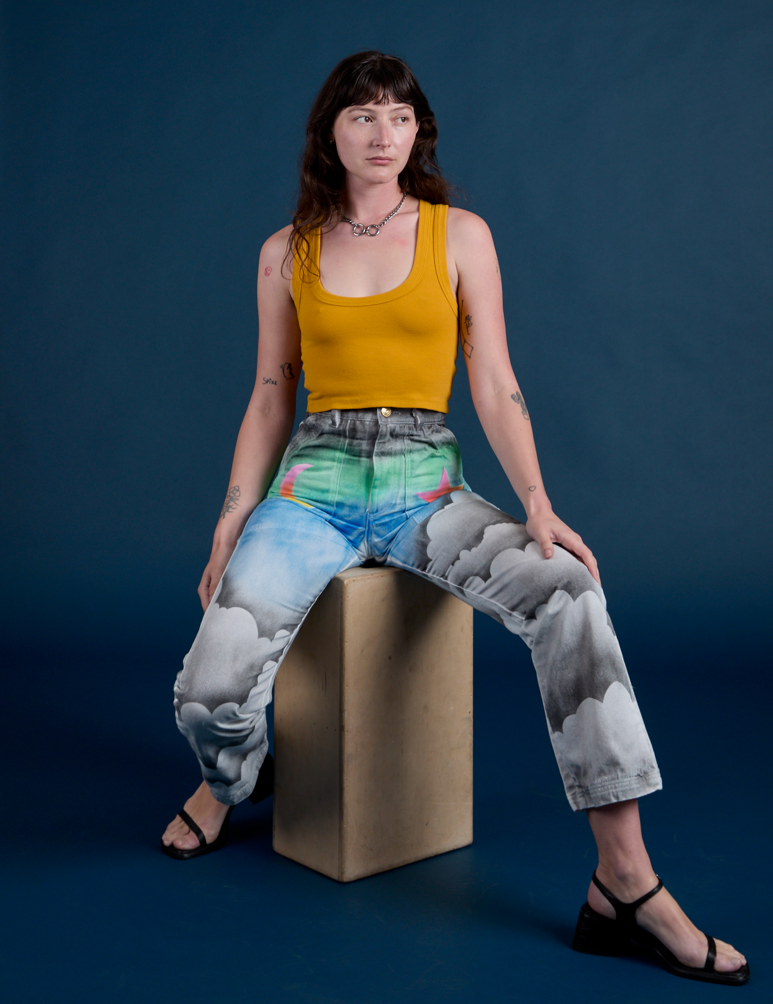 Work Pants - Night Sky Airbrush