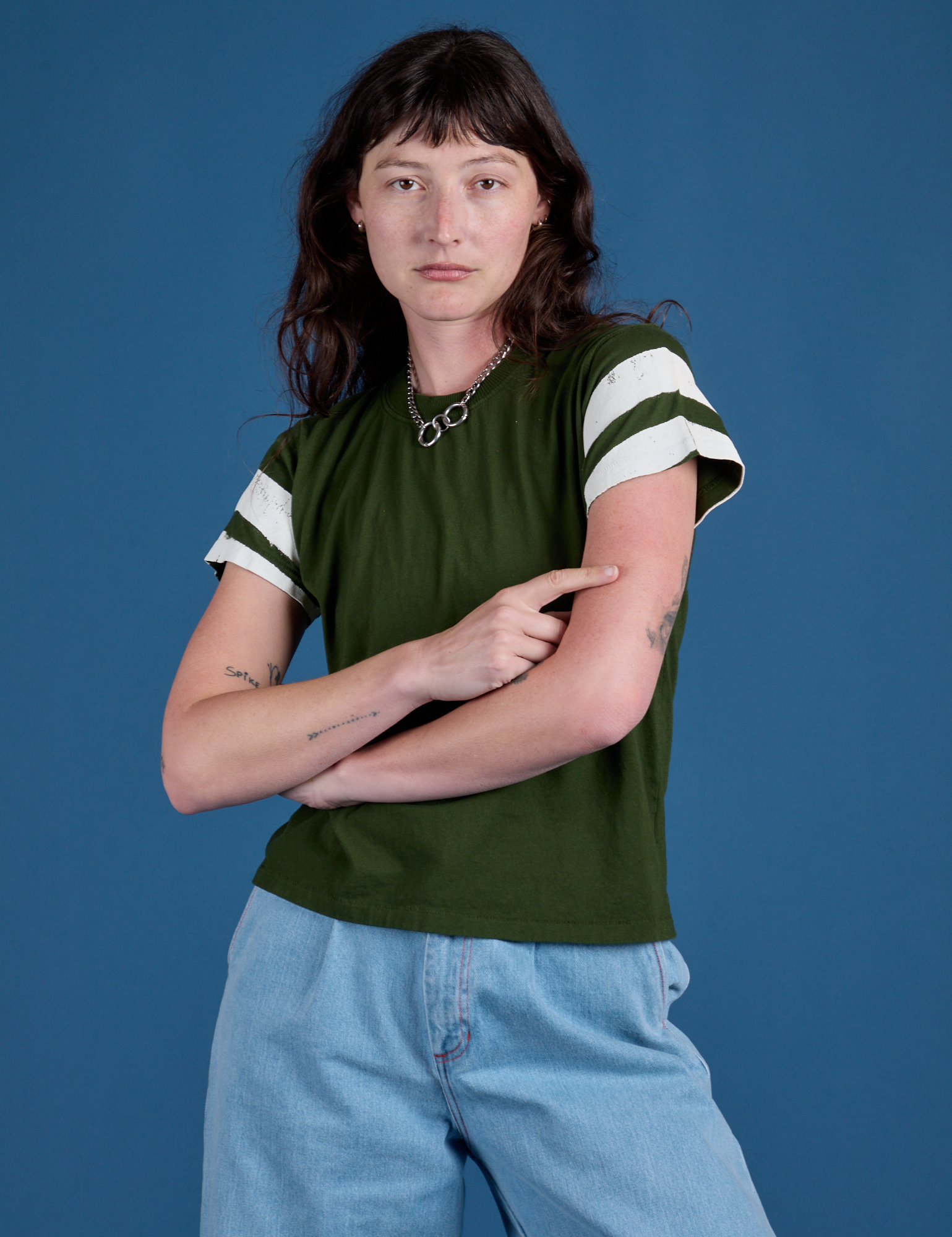 Painted Vintage Tee - Evergreen