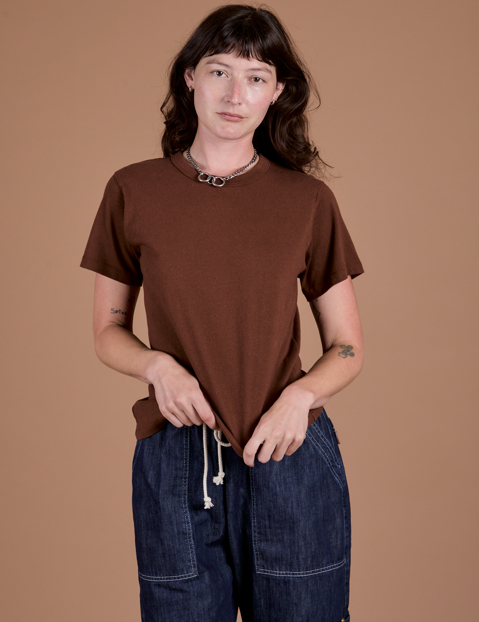 Burly Tee - Fudgesicle Brown