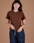 Burly Tee - Fudgesicle Brown