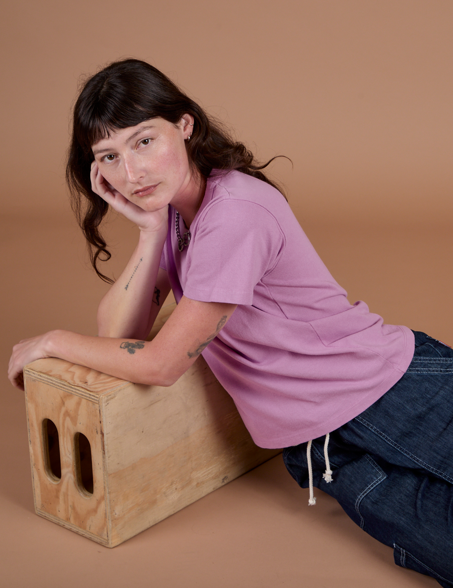 Burly Tee - Lilac Purple