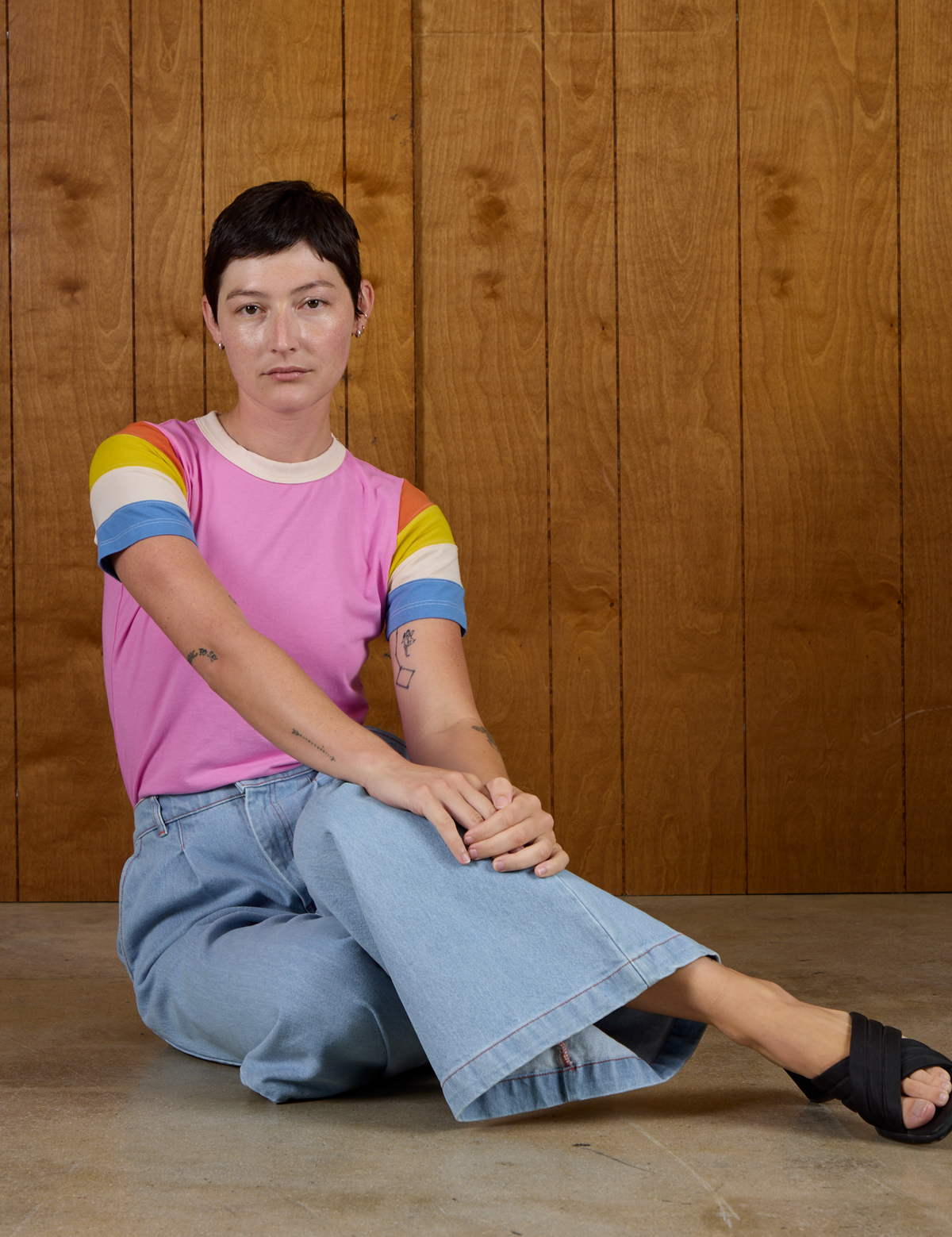 Calypso Tee - Bubblegum Multi