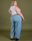 TRY-A-STYLE - Denim Drop Pocket Pants - Light Wash *FINAL SALE*