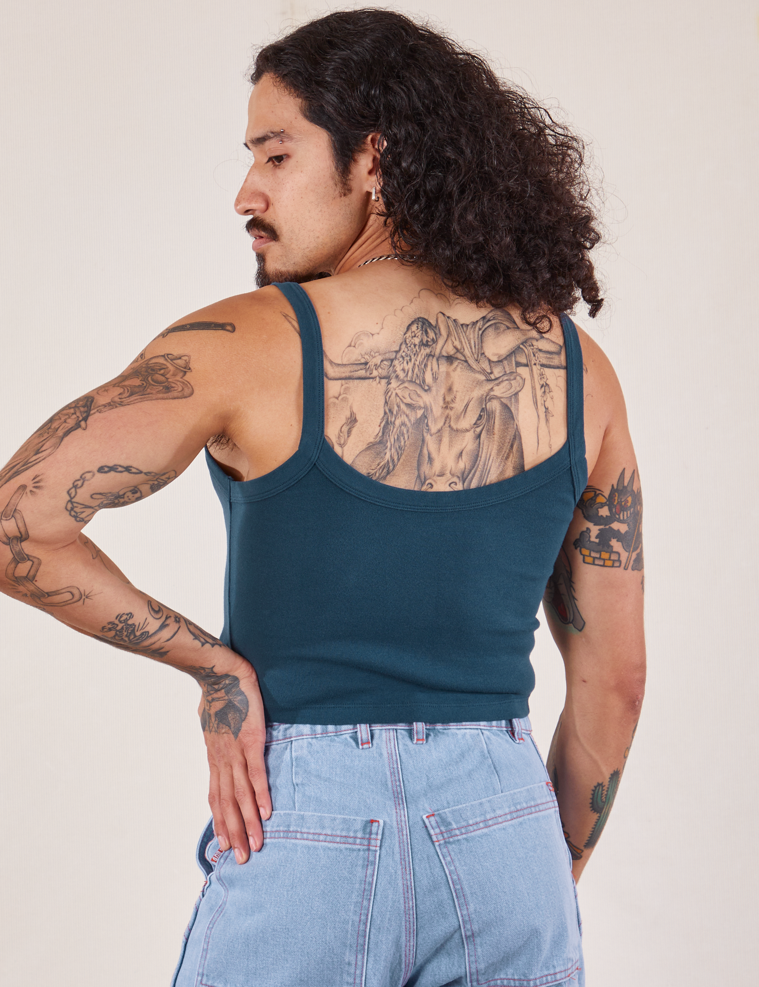 Cropped Cami - Lagoon *FINAL SALE* – BIG BUD PRESS