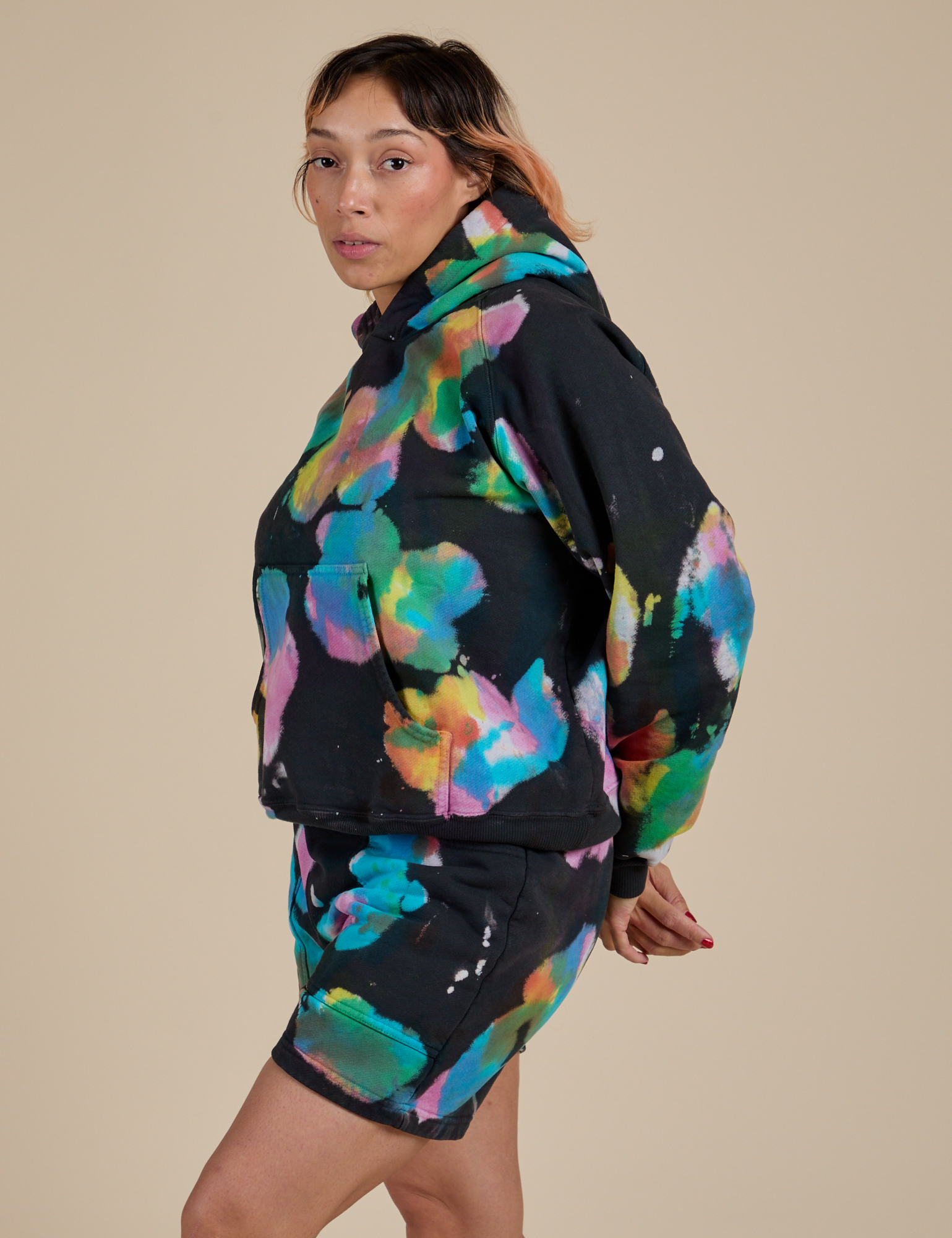 Heavyweight Oversized Hoodie - Rainbow Magic Waters