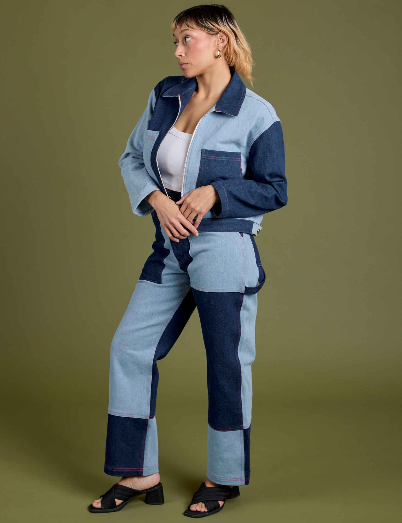 Mechanic Jacket - Mismatched Denim