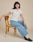 Pantry Button-Up - Vintage Tee White