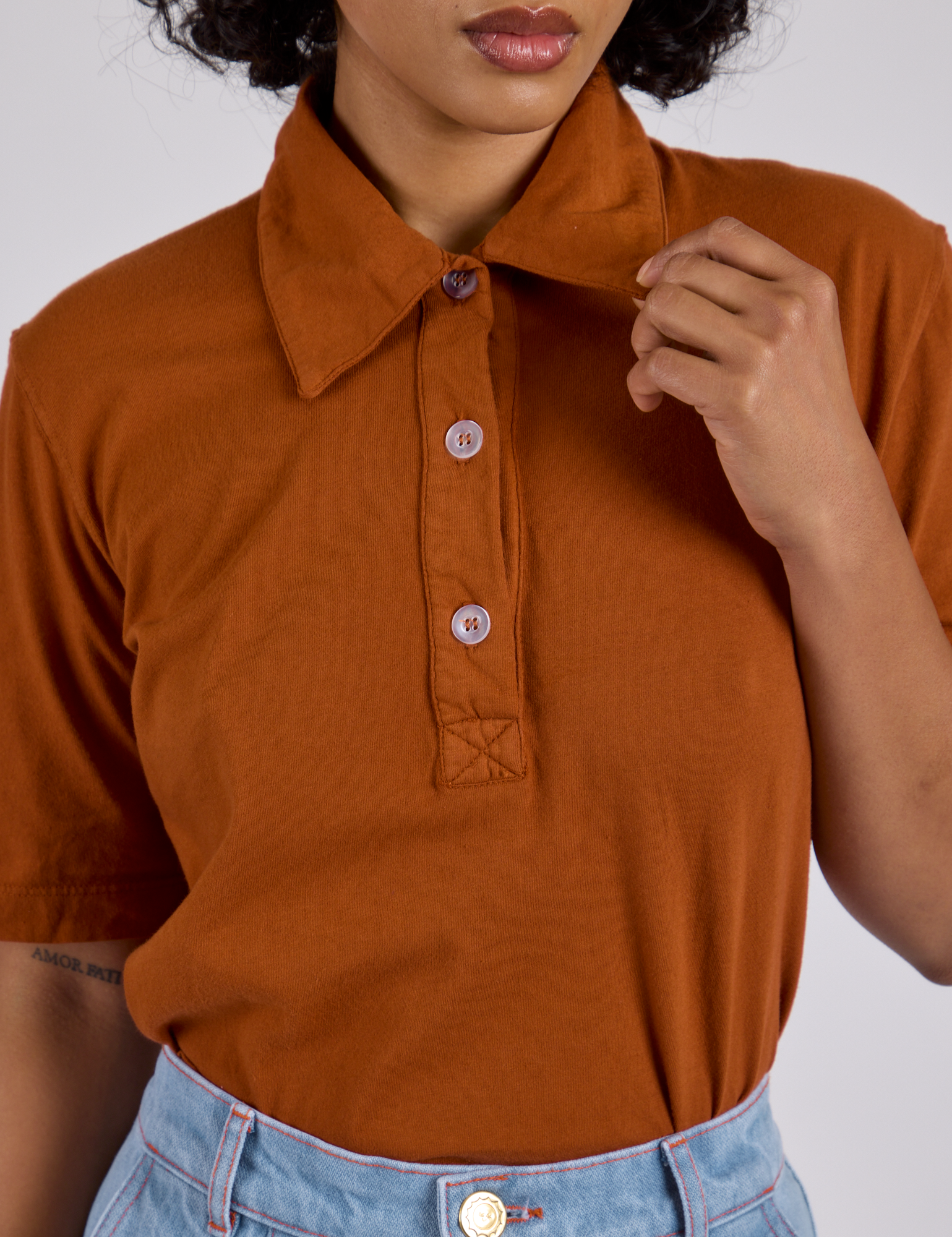 Classic Polo - Burnt Terracotta