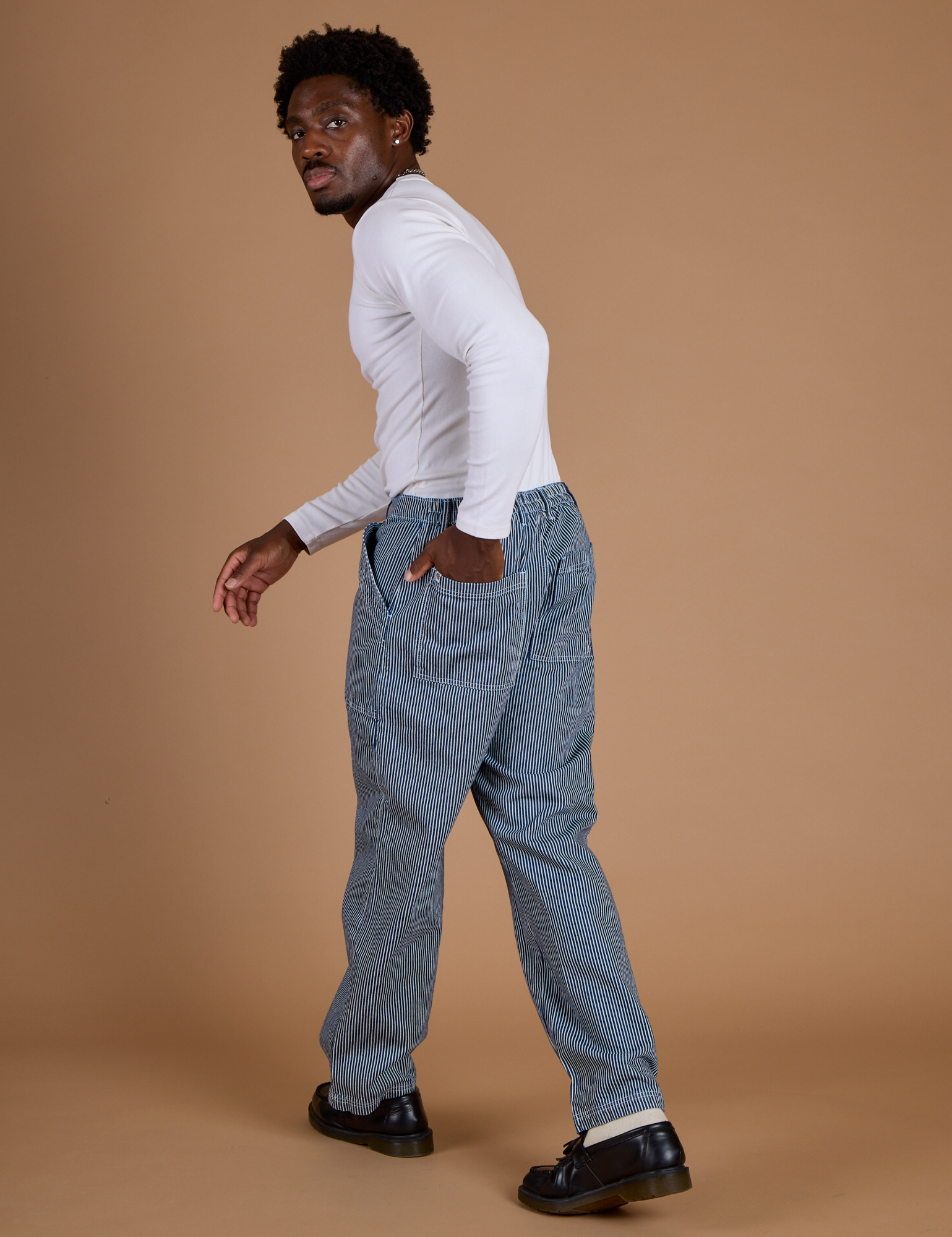 Railroad Denim Work Pants - Natural