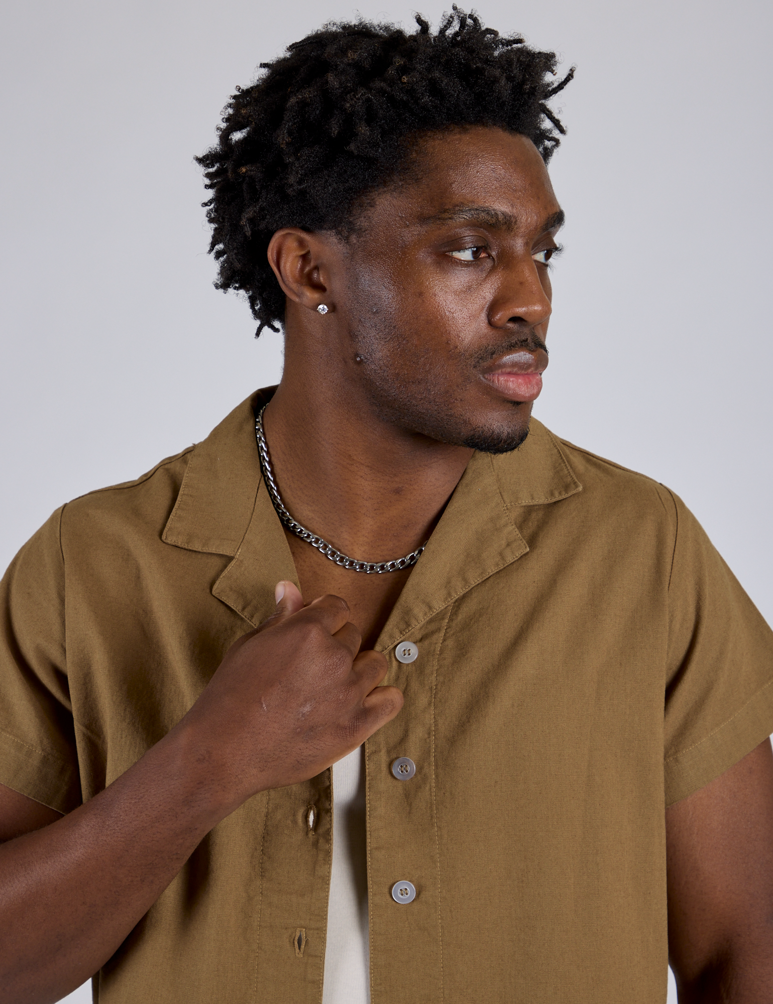 Pantry Button-Up - Desert Brown