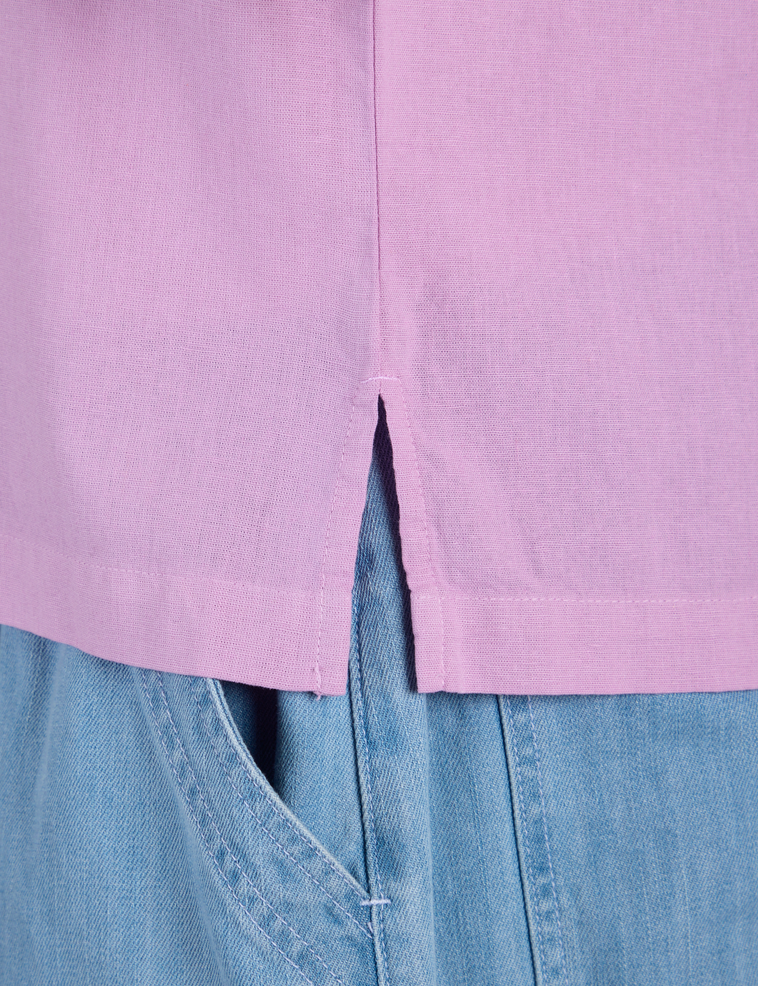 Pantry Button-Up - Lilac Purple