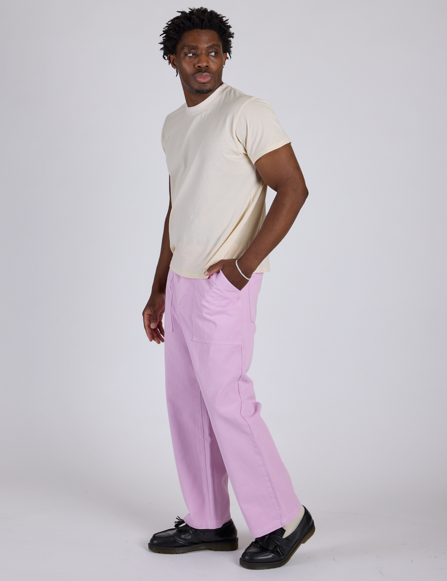 Work Pants - Lilac Purple