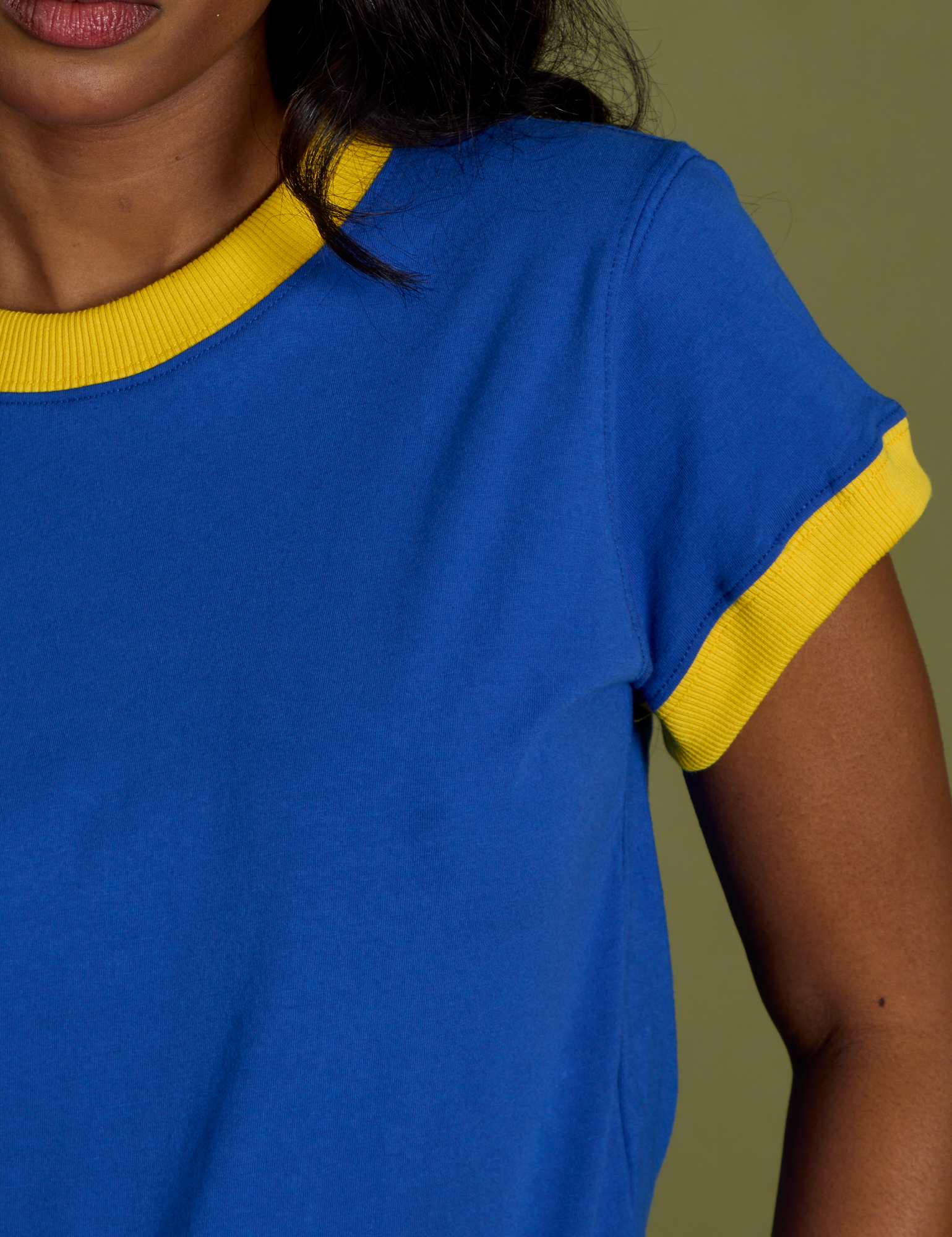 Vintage Ringer Tee - Royal Blue