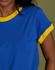Vintage Ringer Tee - Royal Blue