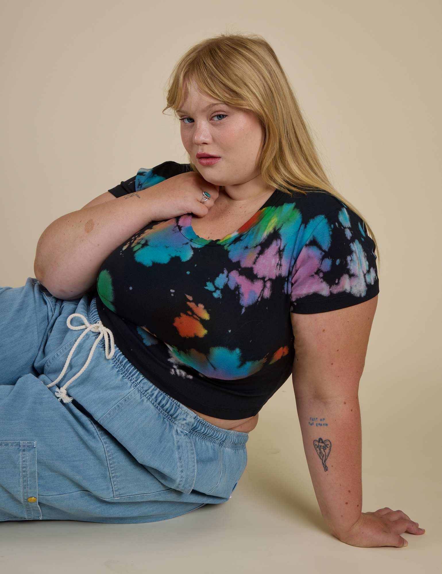 *PRE-ORDER* Rainbow Magic Waters Cropped Baby Tee