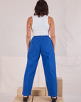 Heavyweight Trousers in Royal Blue back view on Tiara