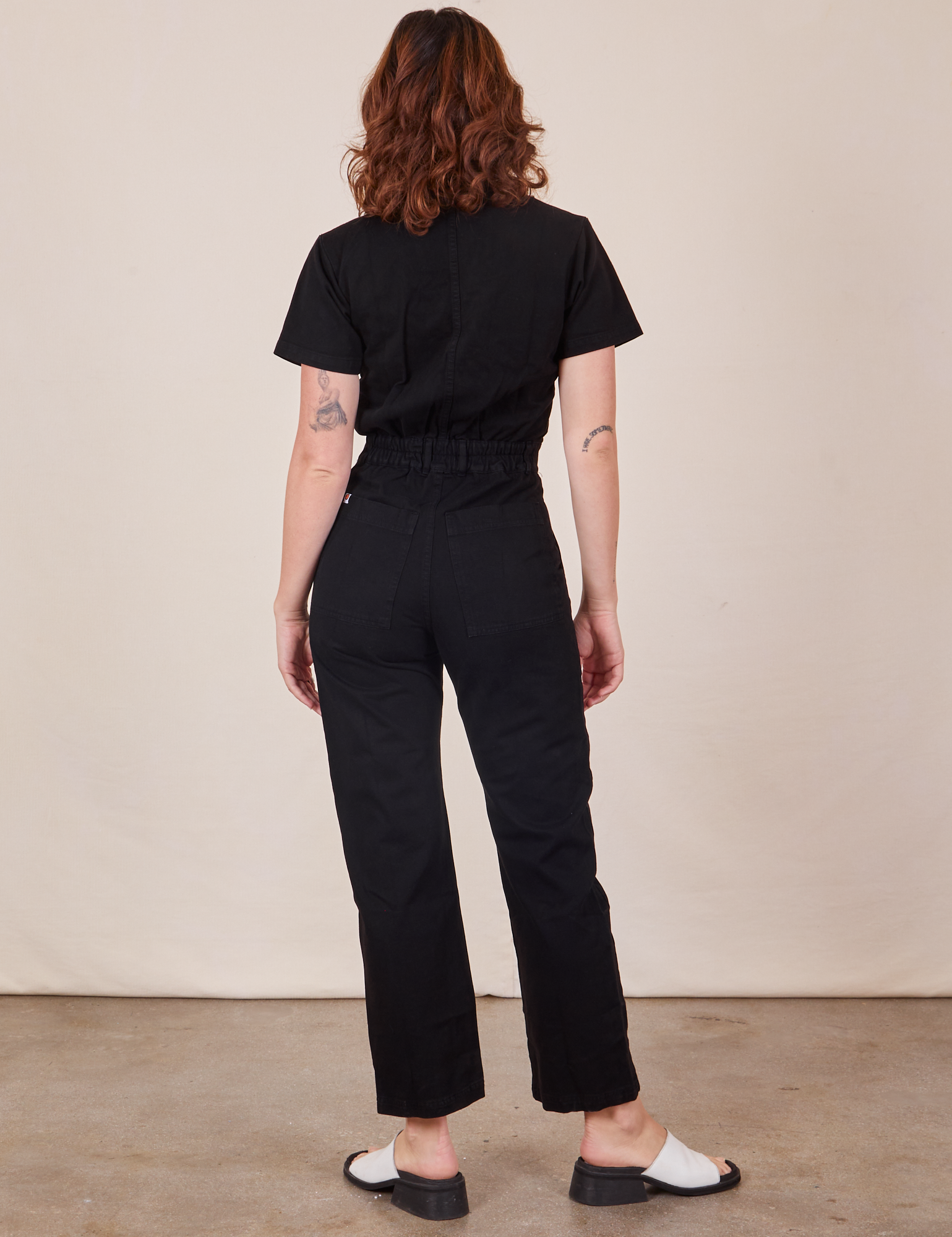 Short Sleeve Jumpsuit Basic Black - Main Image