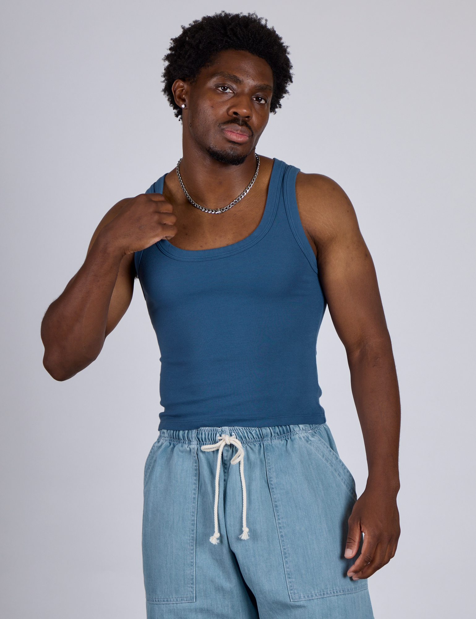 The Tank Top - French Blue