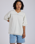 Burly Jersey - Vintage Tee White
