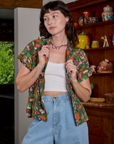 Alex is wearing Kitchen Collection Pantry Button-Up