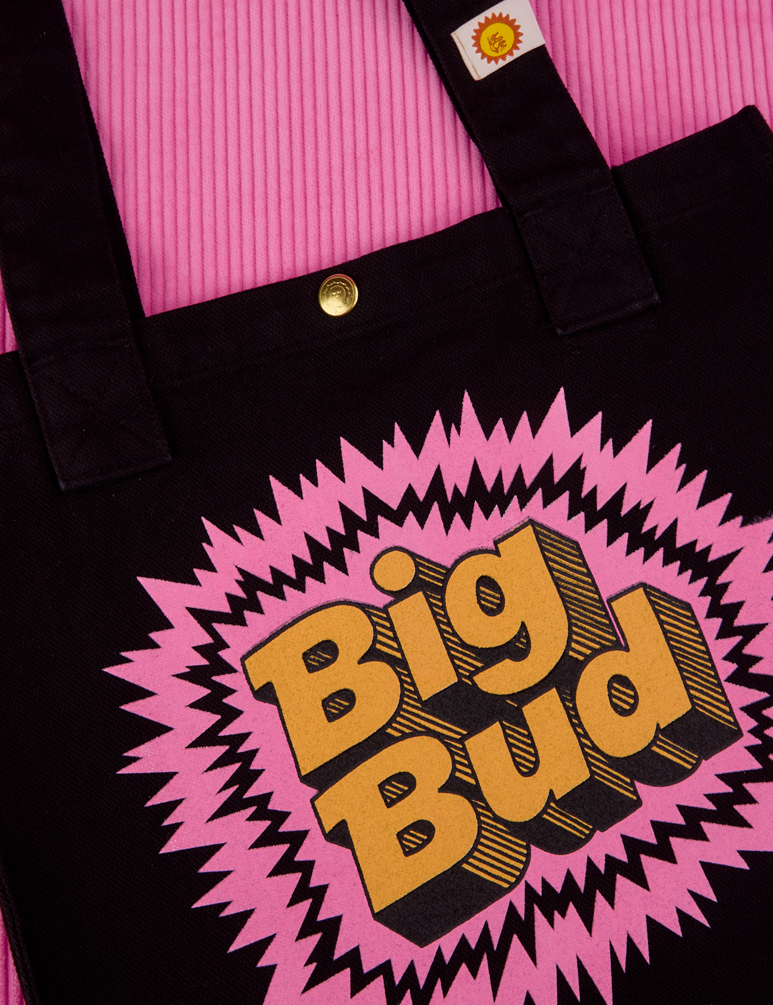 Bodega Shopper Tote in Explosion close up