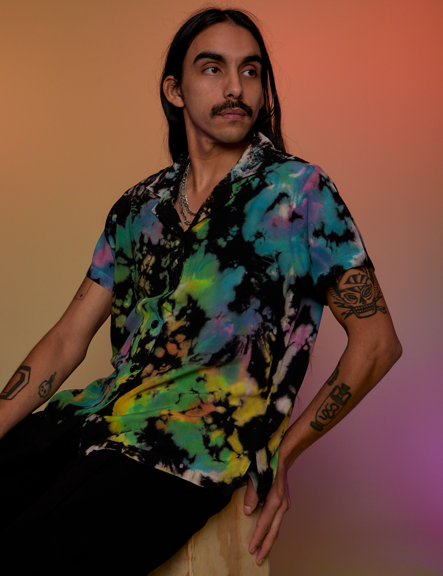 Pantry Button-Up in Rainbow Magic Waters