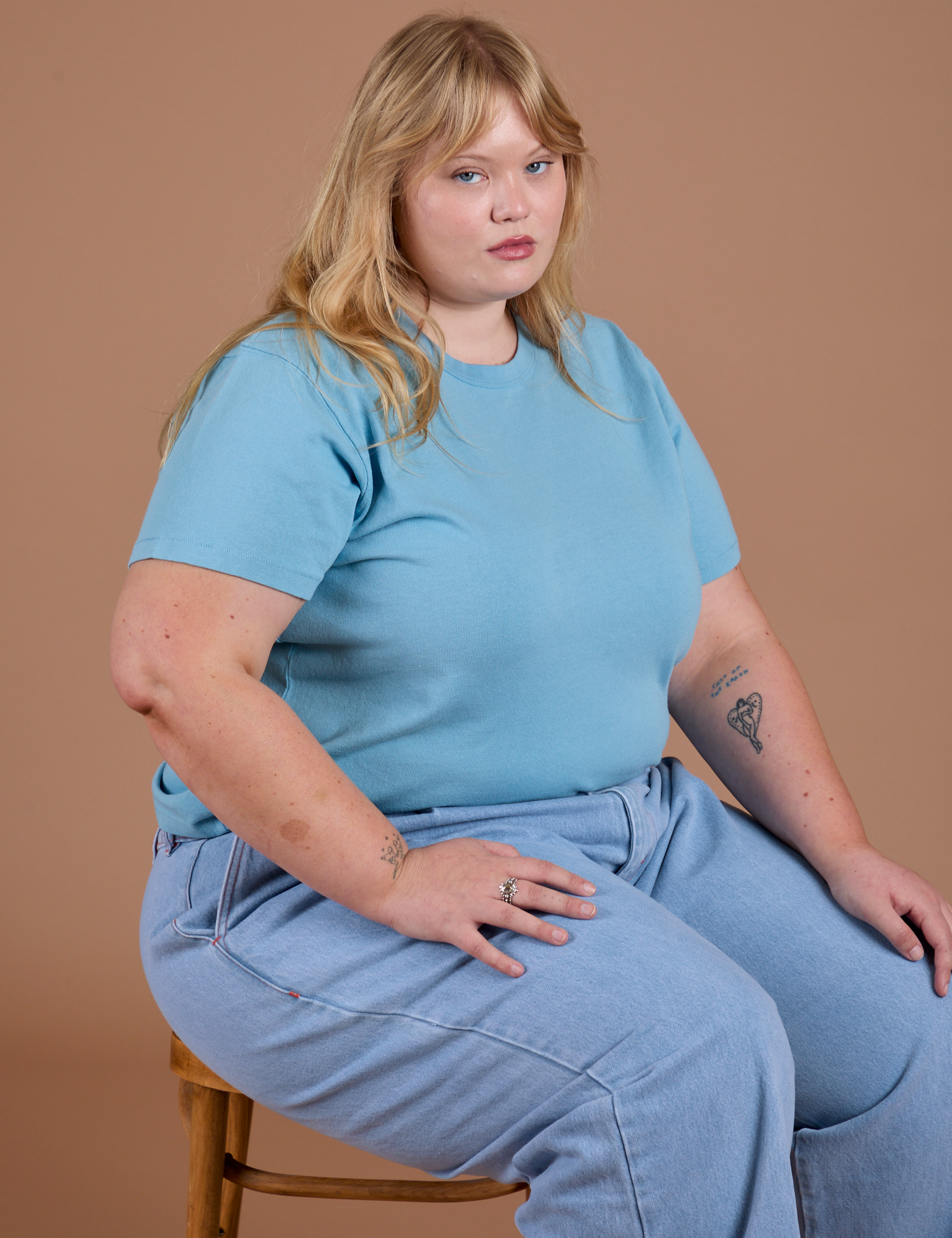 Burly Tee - Baby Blue