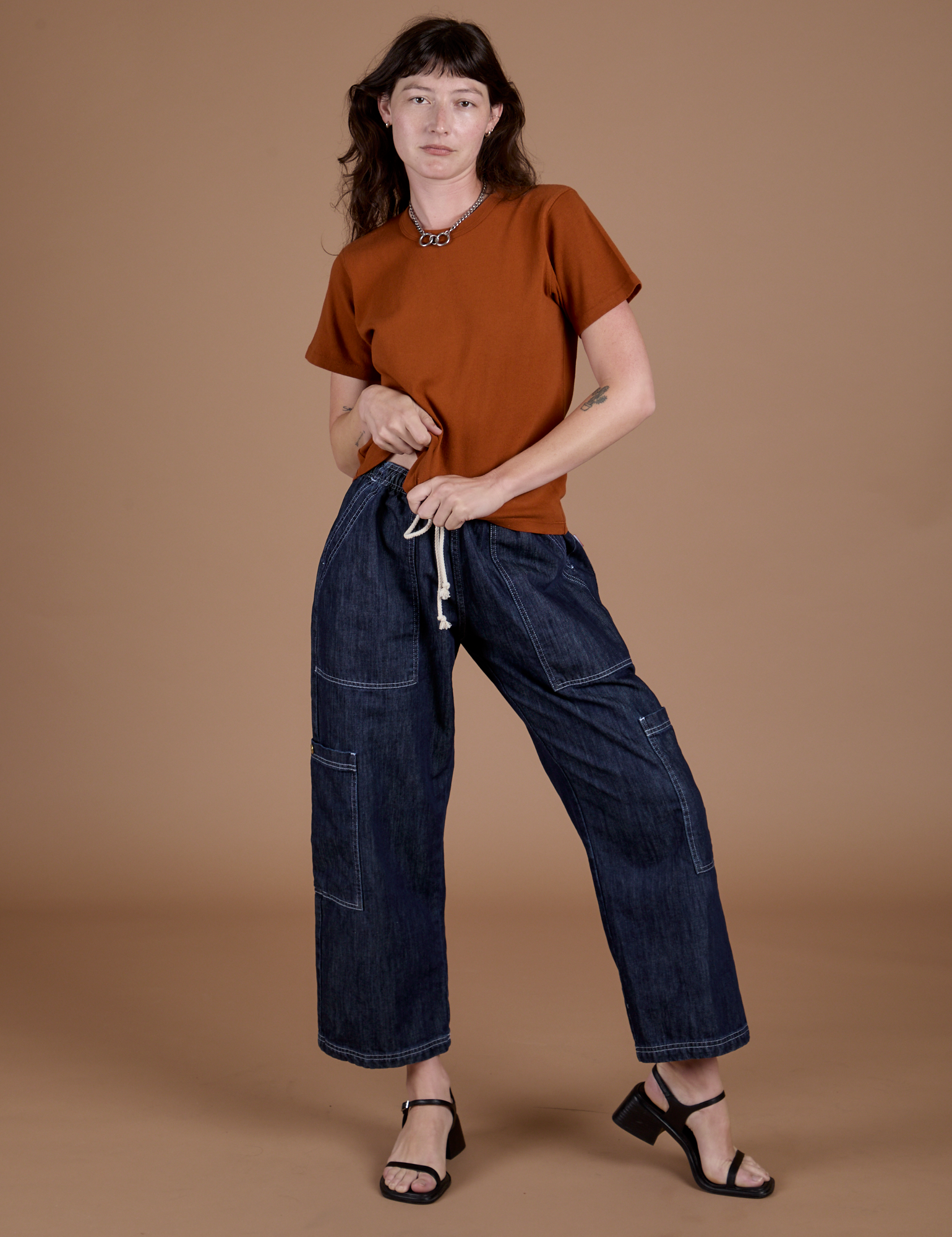 Burly Tee - Burnt Terracotta