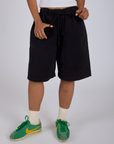 Drawstring Shorts - Basic Black