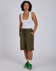 Drawstring Shorts - Surplus Green