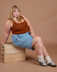 Carpenter Shorts - Light Wash