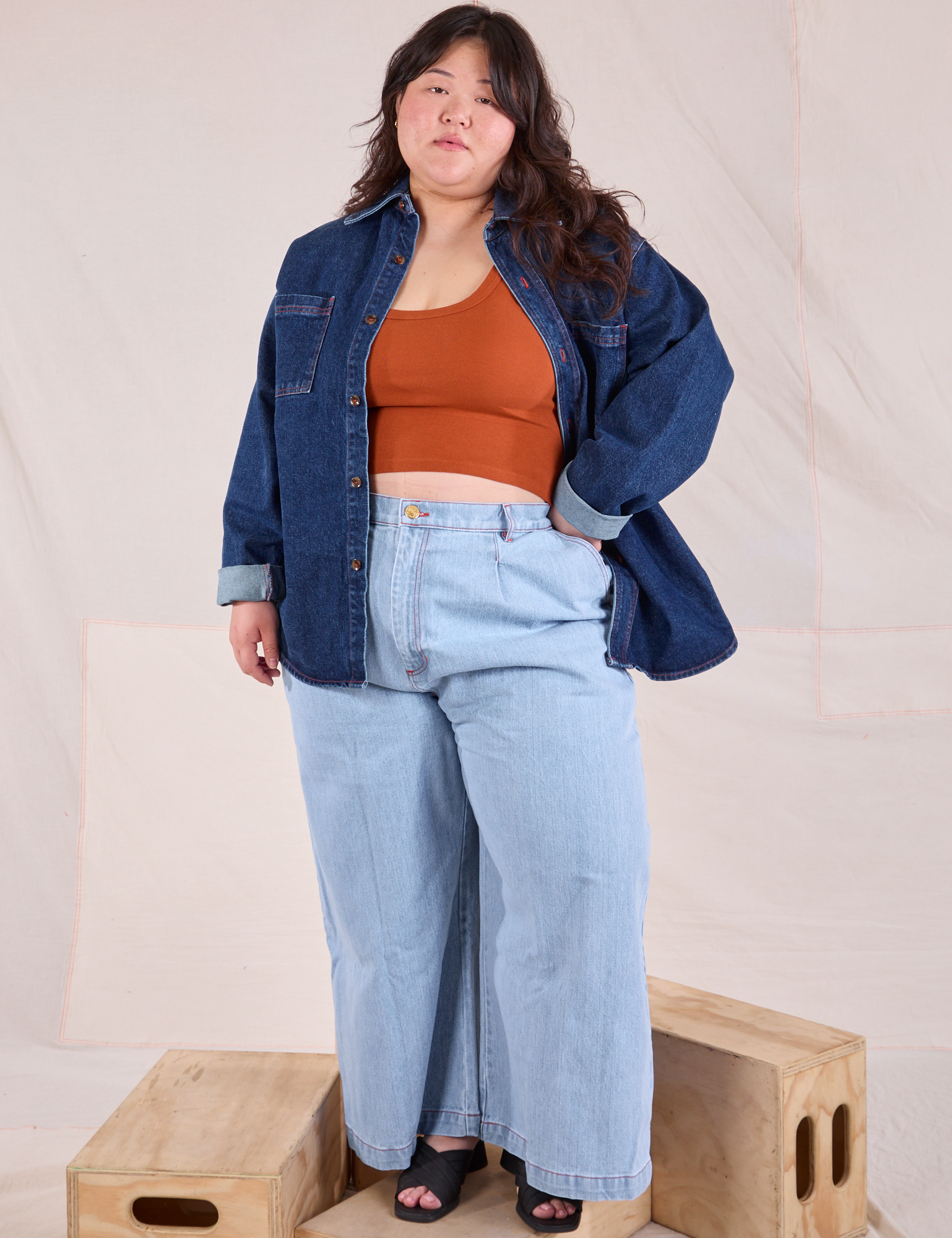 Denim Overshirt - Dark Wash – BIG BUD PRESS Denim Overshirt - Dark Wash – BIG BUD PRESS