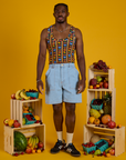 Cropped Tank - Fruit Fantasy
