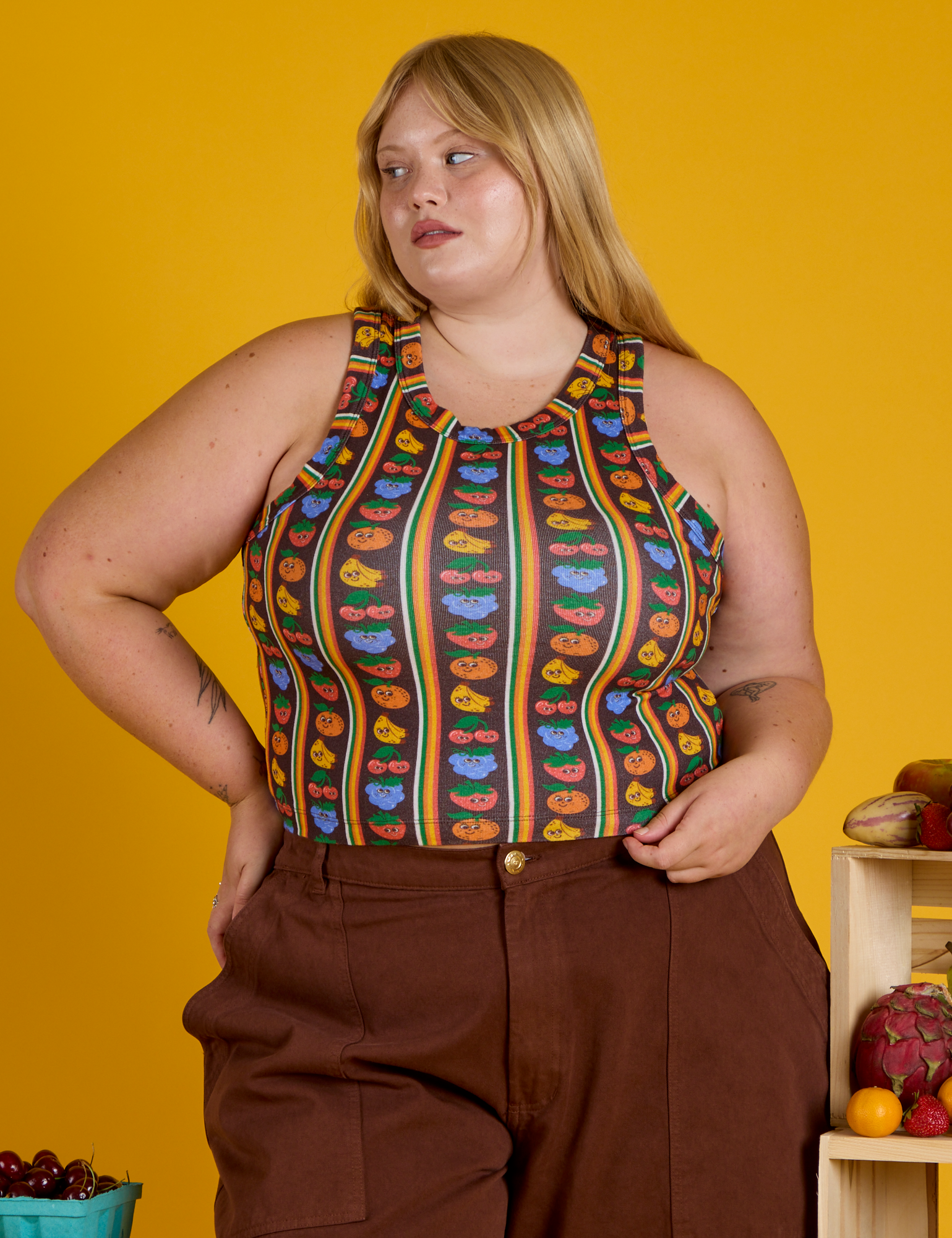Racerback Tank - Fruit Fantasy