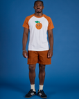 Produce Raglan Tee - Orange