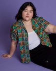 *PRE-ORDER* Halloween Icons Pantry Button-Up