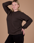 Long Sleeve Burly Tee - Espresso Brown