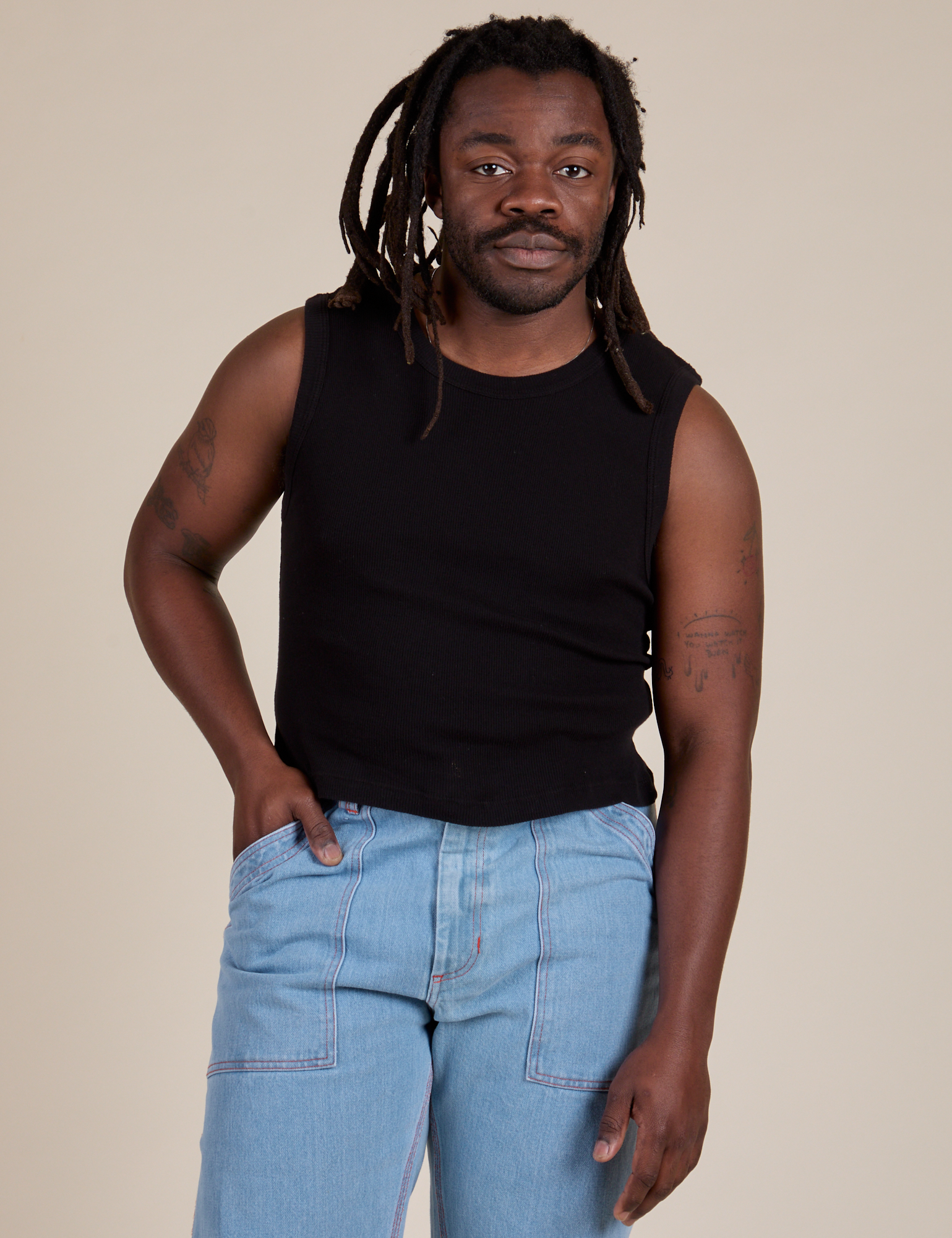 Muscle Tee - Basic Black