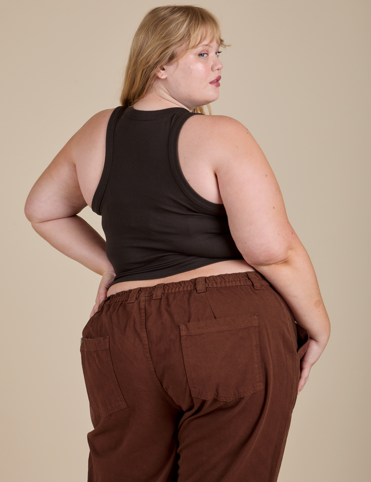 Racerback Tank - Espresso Brown