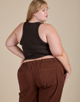 Racerback Tank - Espresso Brown