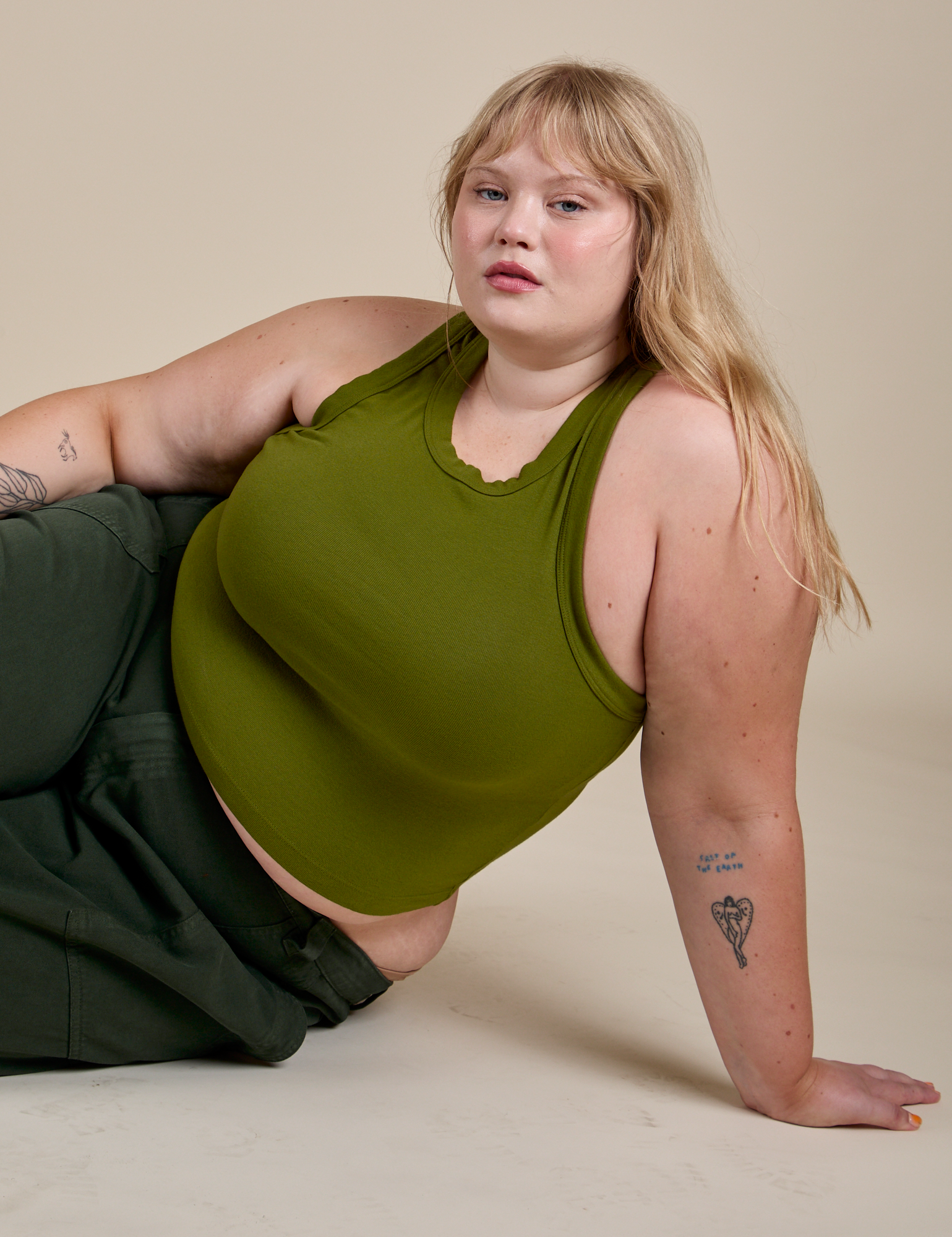 Racerback Tank - Summer Olive