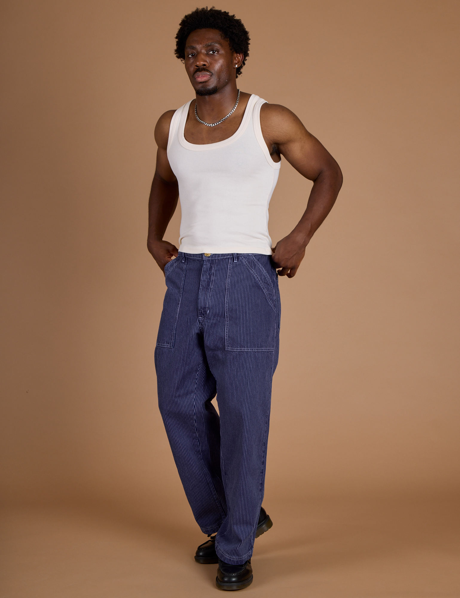 Railroad Denim Work Pants - Faded Grape Overdye