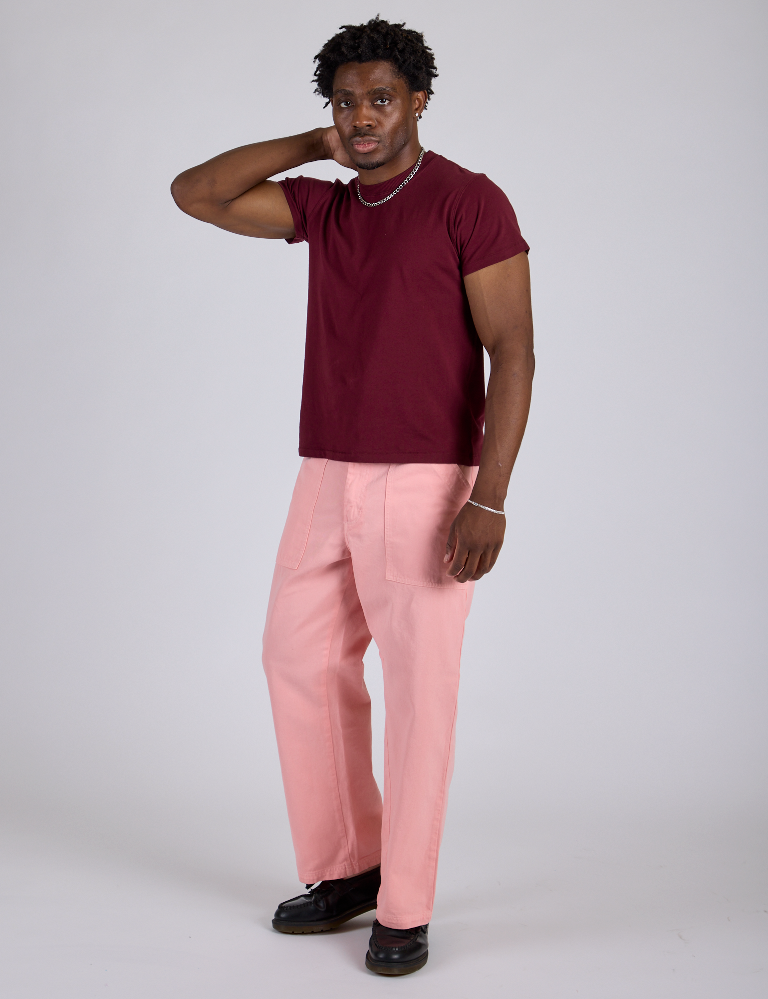 Work Pants - Baby Pink