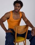 Cropped Tank Top - Creamsicle Orange