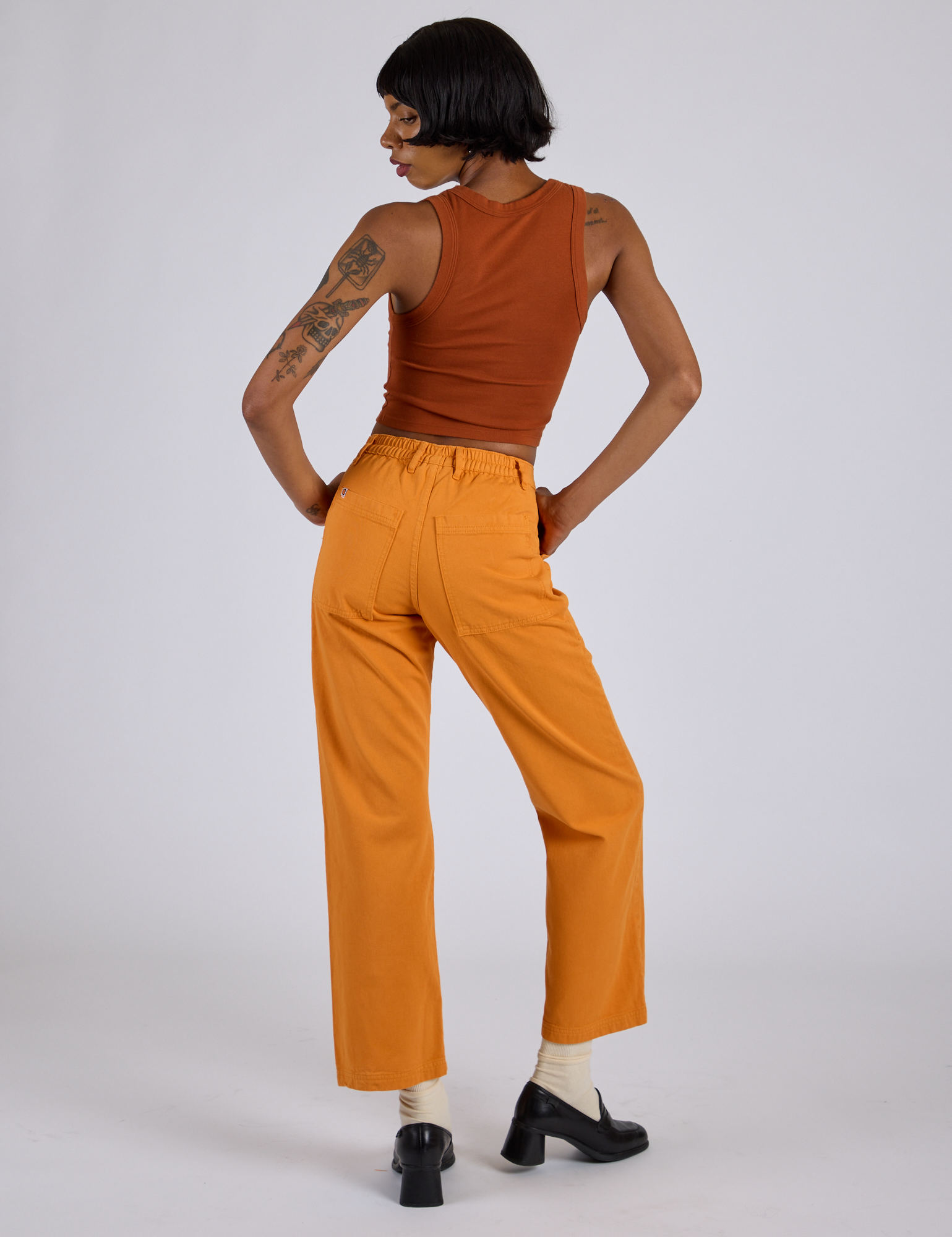 Work Pants - Creamsicle Orange