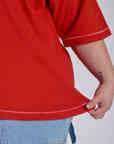 Burly Jersey - Mustang Red