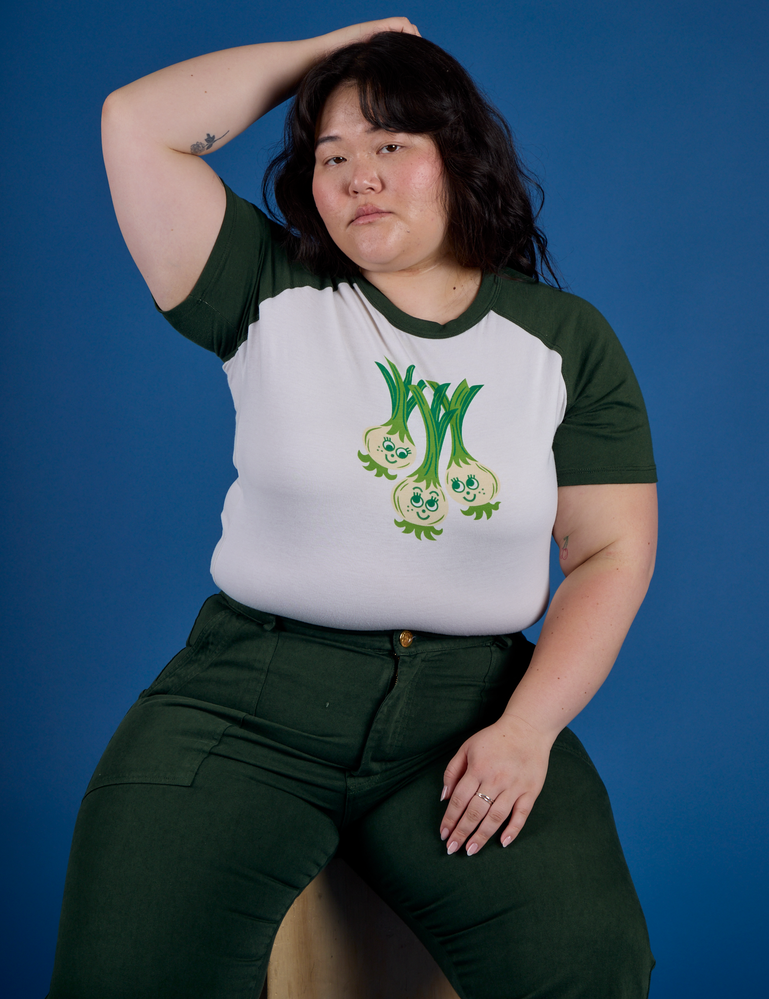 Produce Raglan Tee - Scallions